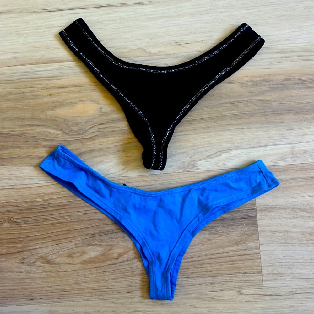 Fredericks Cotton thong set of 2